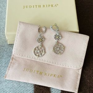 Judith Ripka beautiful drop earrings